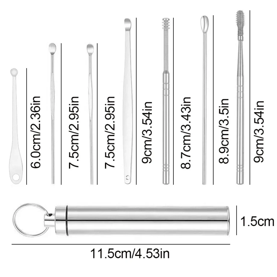 Stainless Steel Earwax Collector